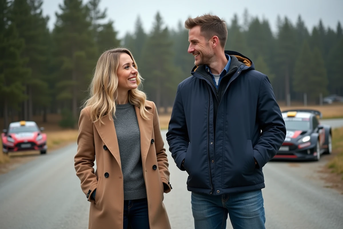 Couple confiant près d